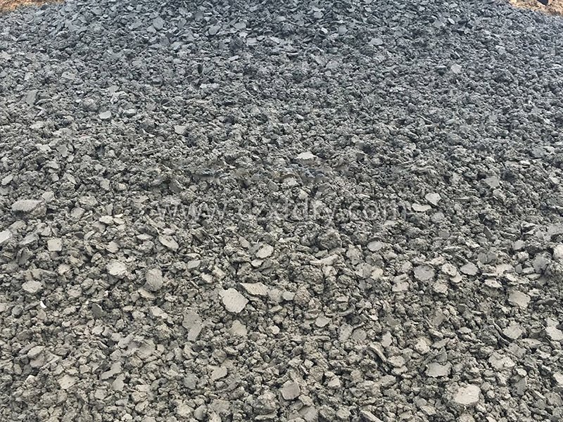 干燥后的污泥